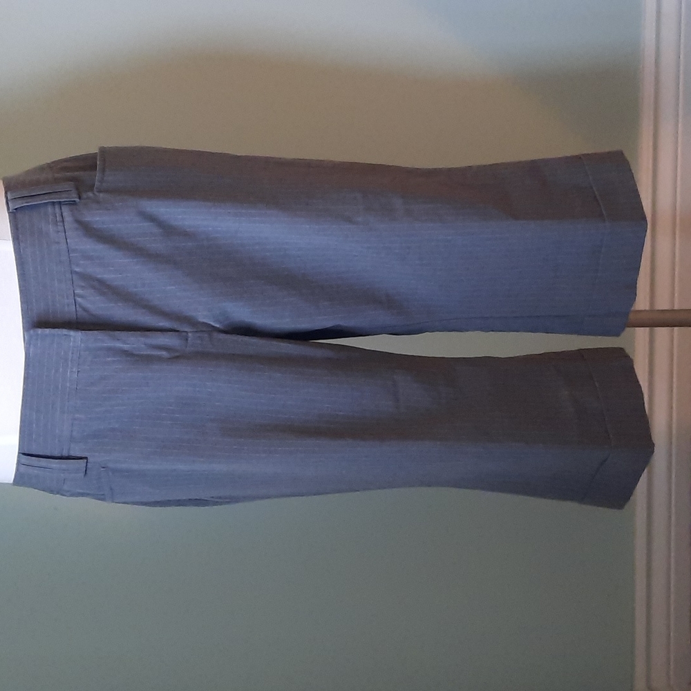 Grey pinstripe culottes